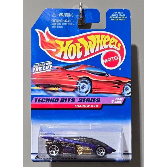 Hot Wheels 1998 Techno Bits Series Shadow Jet #3 of 4 Cars Collector #691 - Picture 1 of 6